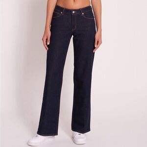 Abrand 99 Low and Wide Alice Blue jeans